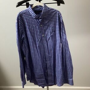 Polo Ralph Lauren Men's Casual Blue Plaid Shirt